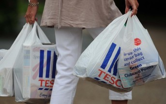 Sacolas Plásticas Inglaterra Tesco