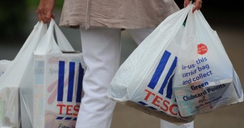 Sacolas Plásticas Inglaterra Tesco